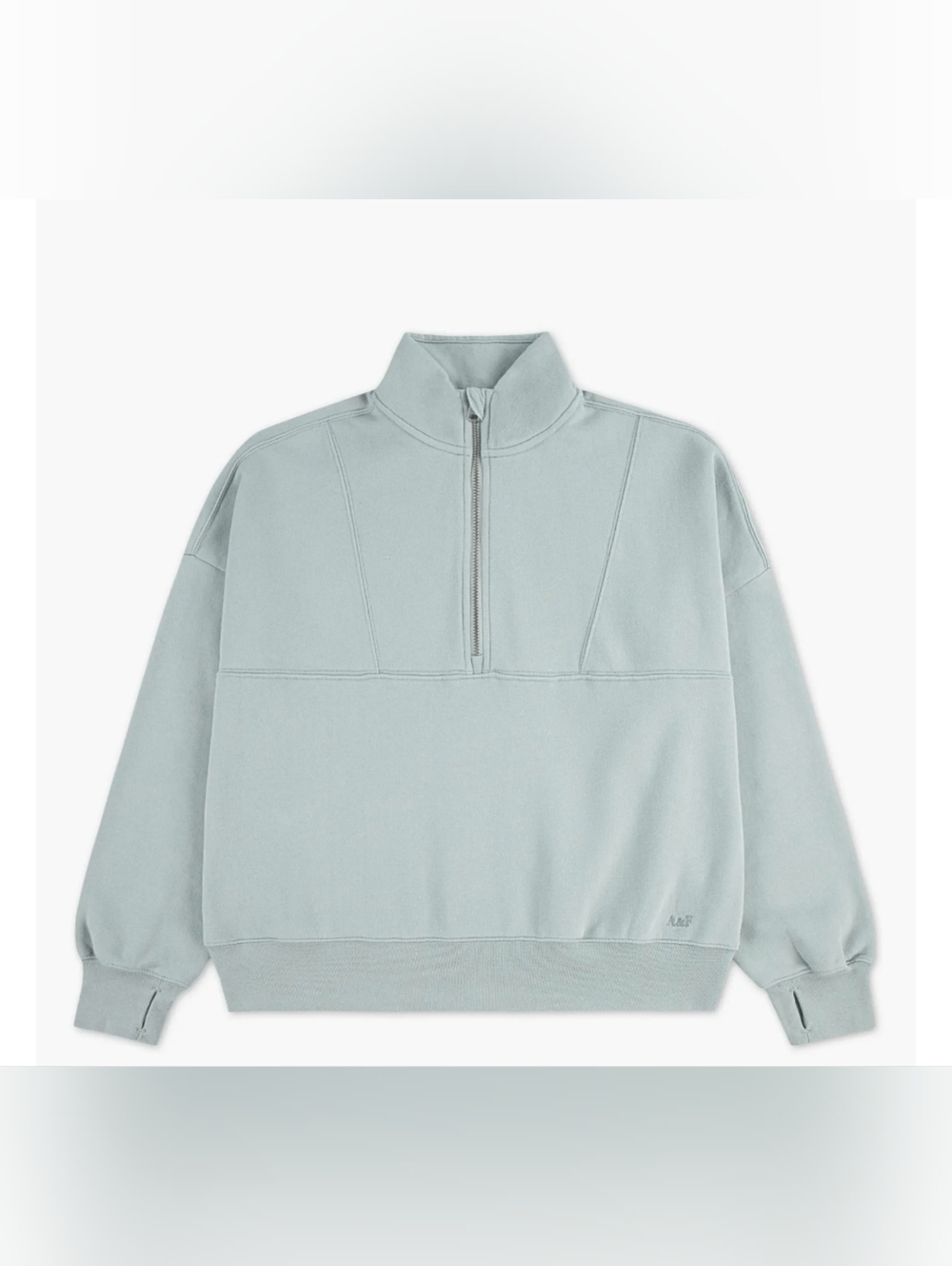 ABERCROMBIE KIDS Kids' Essential Quarter Zip Pullover 7/8